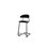 Embrace stol C-stel sh 63 cm mellem sæde sort stel