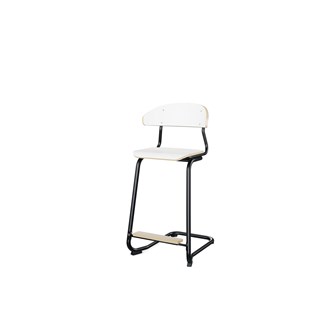 Embrace stol C-stel sh 63 cm mellem sæde sort stel