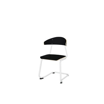 Embrace stol C-stel sh 45 cm stort sæde hvidt stel