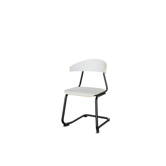 Embrace stol C-stel sh 45 cm stort sæde sort stel