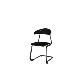 Embrace stol C-stel sh 45 cm stort sæde sort stel