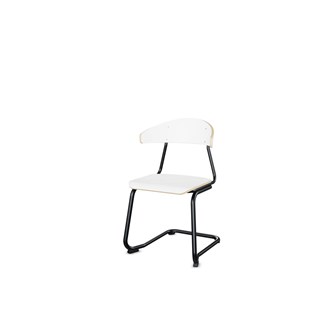 Embrace stol C-stel sh 45 cm stort sæde sort stel