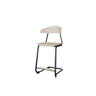 Embrace stol C-stel sh 63 cm stort sæde sort stel