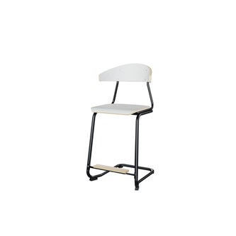 Embrace stol C-stel sh 63 cm stort sæde sort stel