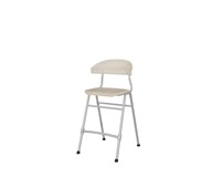 Embrace stol 4 ben sh 54 cm mellem sæde sølv stel