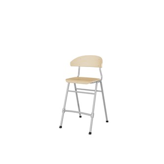 Embrace stol 4 ben sh 54 cm mellem sæde sølv stel