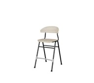 Embrace stol 4 ben sh 54 cm mellem sæde sort stel