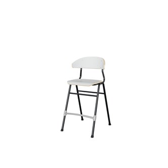 Embrace stol 4 ben sh 54 cm mellem sæde sort stel