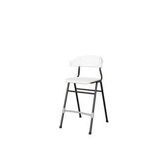 Embrace stol 4 ben sh 54 cm mellem sæde sort stel