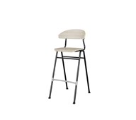 Embrace stol 4 ben sh 65 cm mellem sæde sort stel