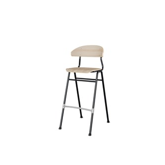 Embrace stol 4 ben sh 65 cm mellem sæde sort stel