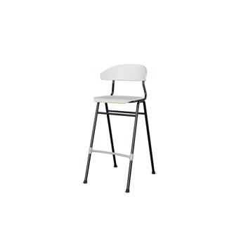 Embrace stol 4 ben sh 65 cm mellem sæde sort stel