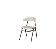 Embrace stol 4 ben sh 45 cm stort sæde sort stel