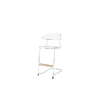 Embrace stol C-stel sh 45-63 cm mellem sæde hvidt stel