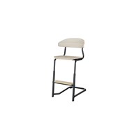 Embrace stol C-stel sh 45-63 cm mellem sæde sort stel