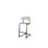Embrace stol C-stel sh 45-63 cm mellem sæde sort stel