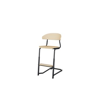 Embrace stol C-stel sh 45-63 cm mellem sæde sort stel