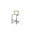 Embrace stol C-stel sh 45-63 cm mellem sæde sort stel