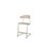 Embrace stol C-stel sh 45-63 cm stort sæde sølv stel