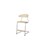 Embrace stol C-stel sh 45-63 cm stort sæde sølv stel