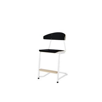 Embrace stol C-stel sh 45-63 cm stort sæde hvidt stel