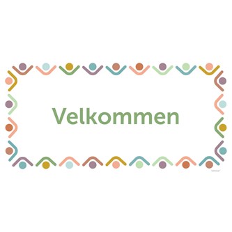 Informationstavle: Velkommen
