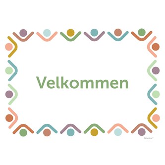 Informationstavle: Velkommen