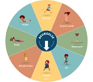 Legetavle Aktivitetshjul Ø100 cm