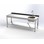 Outlab bord med vask 180x62x72 cm