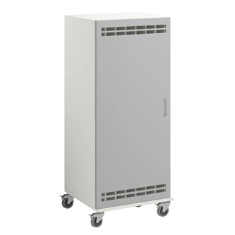 Norden madrasskab med hjul B140xD62xH160 cm hvid