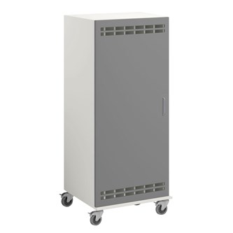 Norden madrasskab med hjul B140xD62xH160 cm hvid