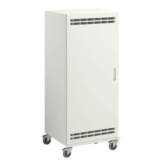 Norden madrasskab med hjul B140xD62xH160 cm hvid