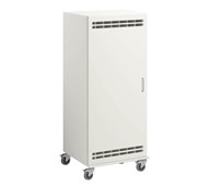 Norden madrasskab med hjul B140xD62xH160 cm hvid