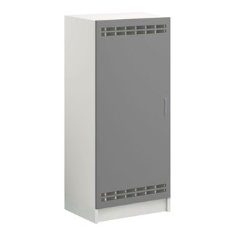 Norden madrasskab med sokkel B140xD62xH160 cm hvid