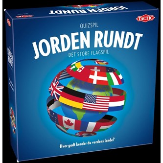 Jorden rundt - det store flagspil dansk