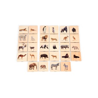 Memo vilde dyr med baby