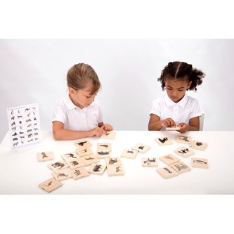 Memo vilde dyr med baby