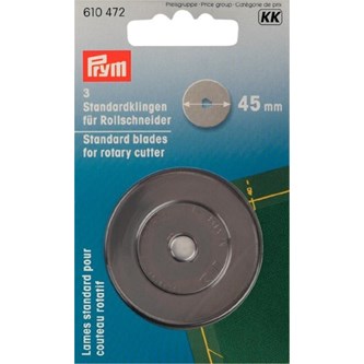 Ekstra blad til prym rullekniv 3 stk.