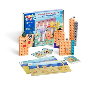 MathLink Cubes Aktivitetssæt Numberblocks 21-30