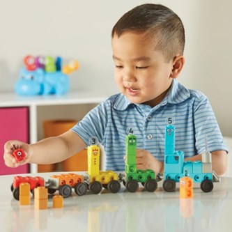 MathLink Cubes Aktivitetssæt Numberblocks Eksprestoget, 1-5