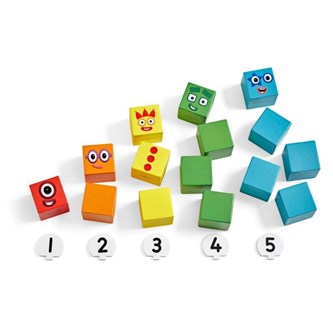 Numberblocks® 1-5 i træ