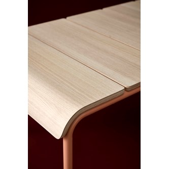 Adapt bænk/bord i krydsfinér H 45 cm