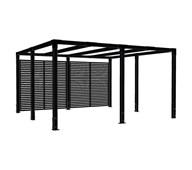Cucic pergola med hegn