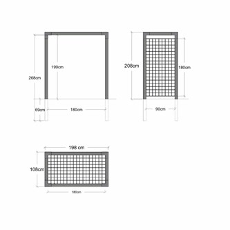 Roseportal med espalier
