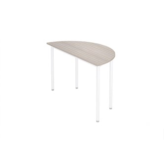 Reservedel 12:38 FSC bordplade HPL halvrund 120x60 cm
