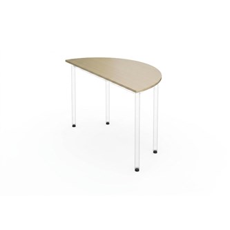 Reservedel 12:38 FSC bordplade HPL halvrund 120x60 cm