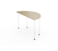 Reservedel 12:38 FSC bordplade HPL halvrund 120x60 cm