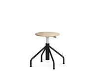 Altudo taburet gas HPL sh 46-56 cm, m/glidefødder sort