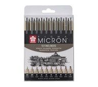 Fineliner Pigma Micron 10 stk.