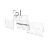 Arena mål med basketball kurv og sider 2422